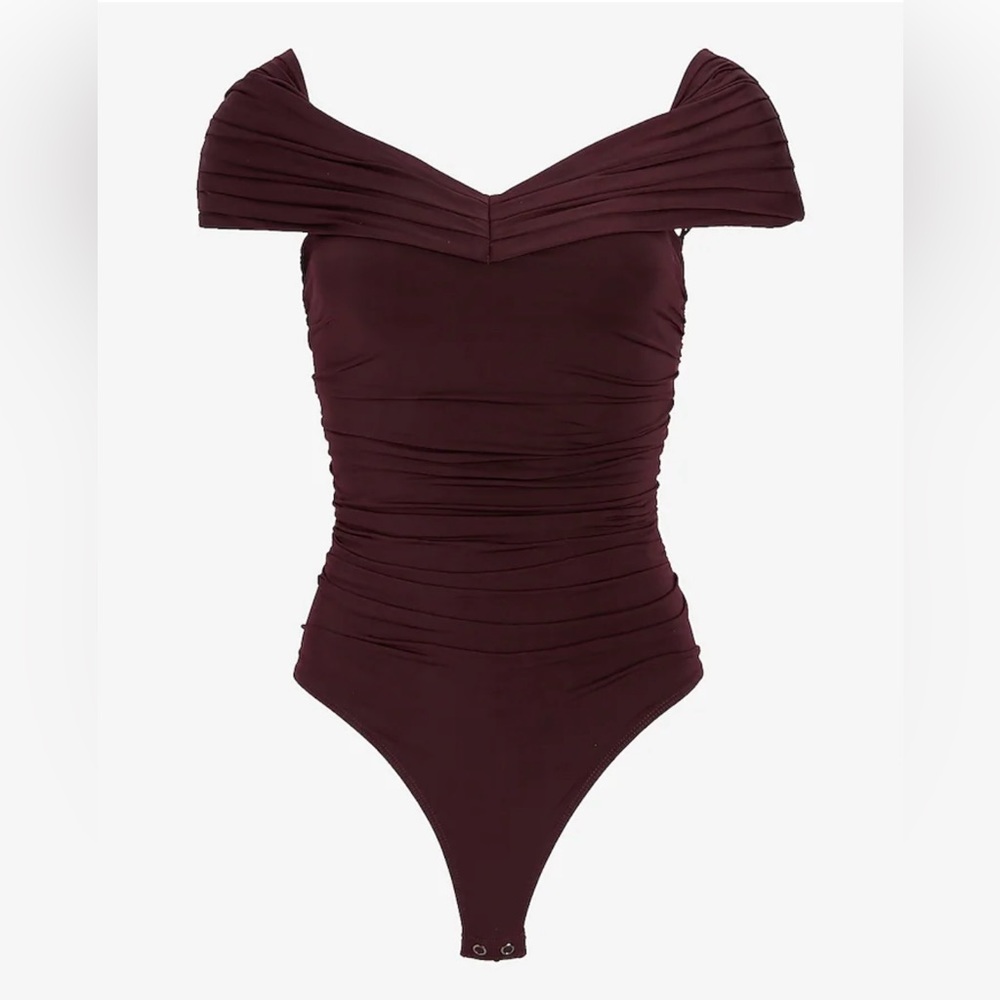 NWT Express Ruched Body Contour Bodysuit - Size Medium